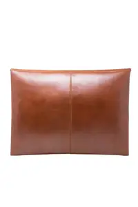 TOHL Vienna Zipper Closure Leather Mens Formal Laptop Sleeve